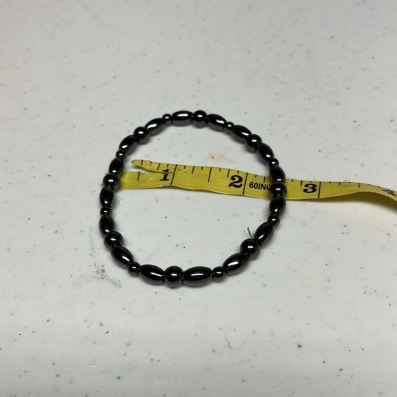 🐳Handmade Bracelet Black Beaded - Picture 3 of 5